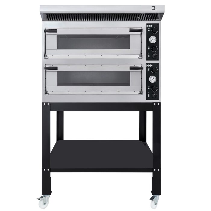 Pizzaovn TRAYS G44 4+4xØ40 cm 110×107,4 cm – Elektrisk pizzaovn
