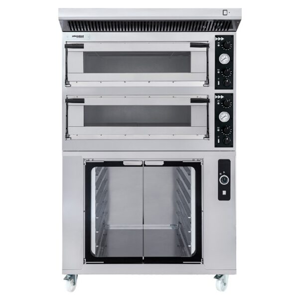 Pizzaovn TRAYS G44 4+4xØ40 cm 110×107,4 cm – Elektrisk pizzaovn