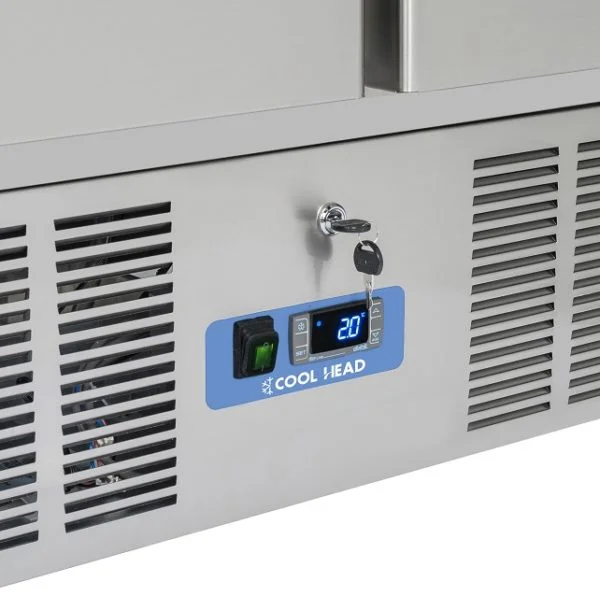 kjølebenk 2 dører CRS90 med garnityrrenne kjølebenk 2 dører CRS90 med garnityrrenne – Cool Head