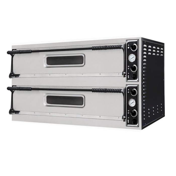 Pizzaovn BASIC XL66L 6+6xØ35 / 2+2xØ50 cm 136×95,4 cm – Elektrisk pizzaovn