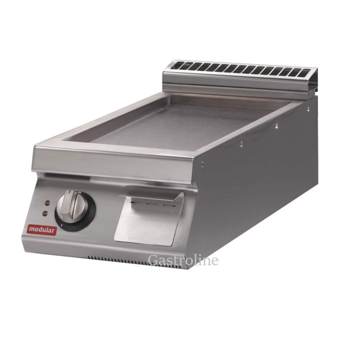 Flatgrill slett stekeflate PRATIKA 40×73 cm 400V-3 fas – Flatgrill - Elektrisk flatgrill