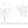 Viftemotor EC Ø500 mm 9979 m³/t – 400V Viftemotor EC Ø500 mm 9979 m³/t – 400V – Viftemotor og tilbehør