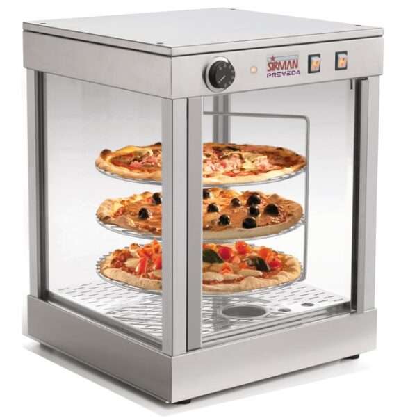Varmemonter for pizza 3 hyller Ø40 Sirman D42 Pizza Varmemonter storkjøkken