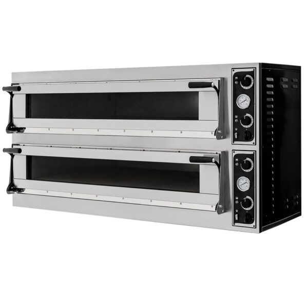 Pizzaovn BASIC XL33LG 3+3xØ35 / 2+2xØ40 cm 130,5×60 cm Pizzaovn BASIC XL33LG 3+3xØ35 / 2+2xØ40 cm 130,5×60 cm – Elektrisk pizzaovn