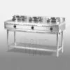 WOK kokebord 3 bluss NGER15-60 – 39 kW – Induksjon - Wok
