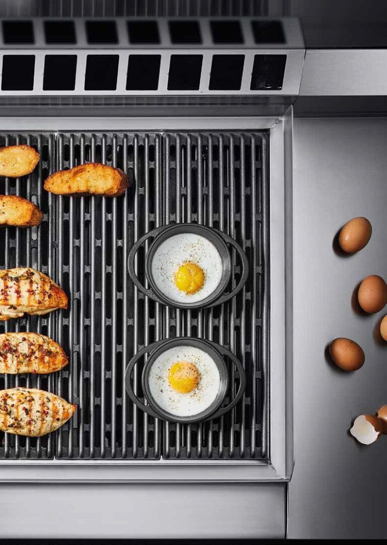 Gassgrill Støpejernsrist Modular 40×65 cm Gass grill kommersielt kjøkken