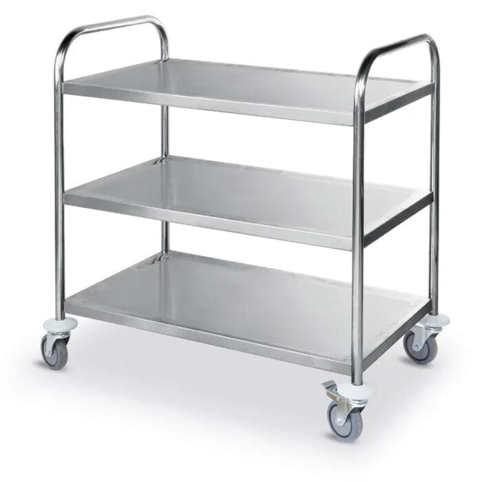 Trillebord med 3 plan Flatpakke