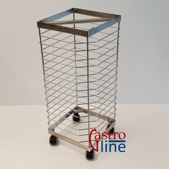 Pizzastativ 10x Ø40 med Hjul