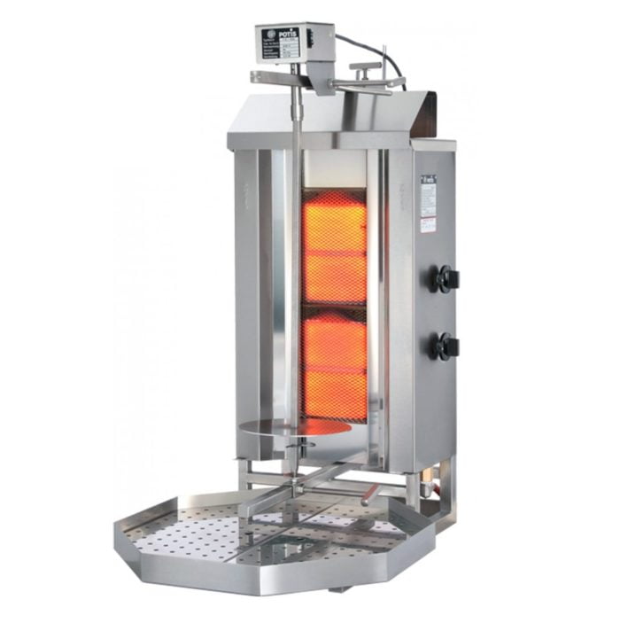 Gass kebabgrill Potis GD2S