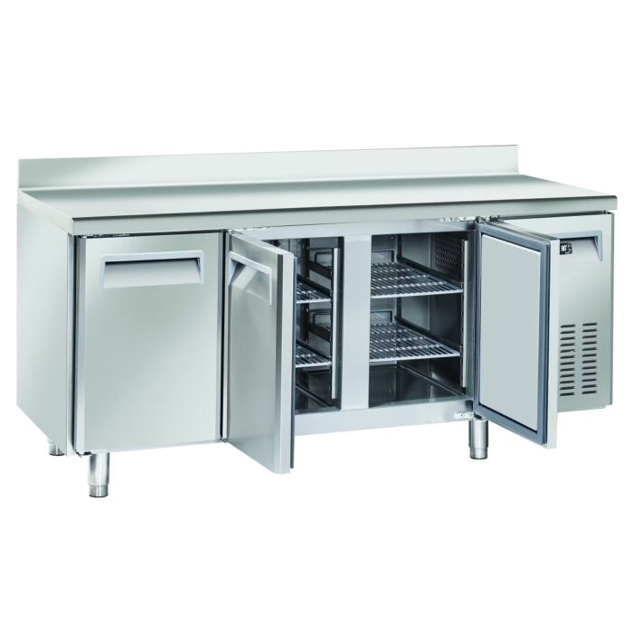 Kjølebenk 3 dører med oppkant QR 3200 -2 / +8°C – Cool Head