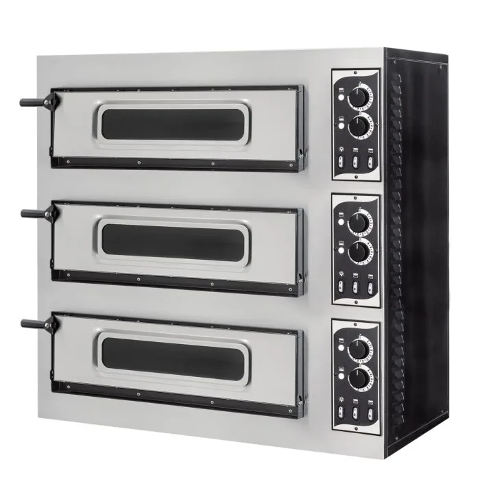Pizzaovn BASIC 3/50V 3xØ45 cm 91,5×69 cm