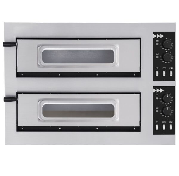 Pizzaovn BASIC 2/50V4T 2xØ45 cm 91,5×69 cm Elektrisk pizzaovn kommersielt kjøkken