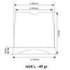 Isbitmaskin 380 kg/24 h SS400 SS400 B500 Icetech restaurant
