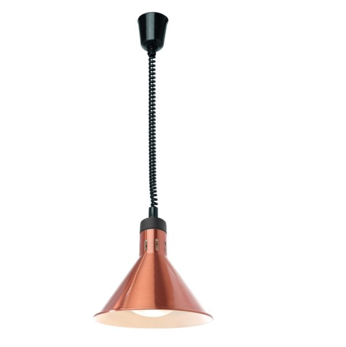 Varmelampe Kobber farge 273876