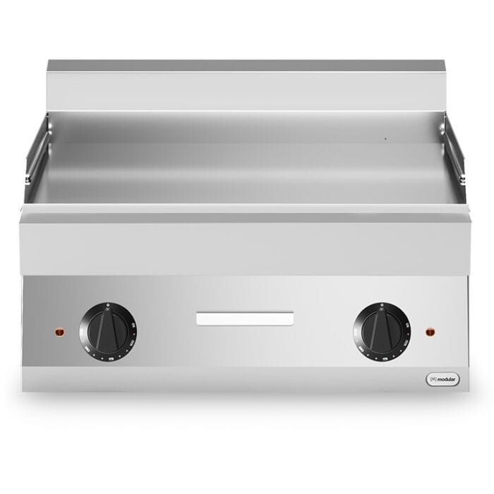 Flatgrill 2 soner Slett stekeplate Modular 70×65 cm – Flatgrill - Elektrisk flatgrill