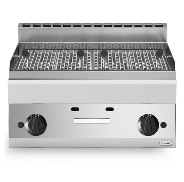 Lavasteinsgrill gass Støpejernsrist MODULAR 70×65 cm – Gass grill
