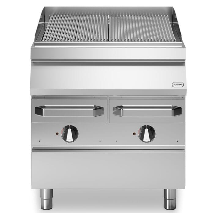 Vanngrill elektrisk Støpejernsrist Modular 80×73 cm