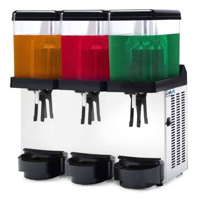 Drikkedispenser 3x 12 Lt Is og vanndispensere kommersielt kjøkken