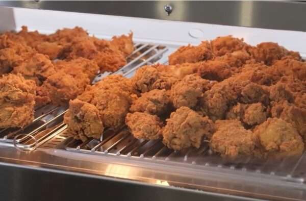 Chicken Display – Varmemonter HD4 Broaster Chicken - Fried Chicken kommersielt kjøkken