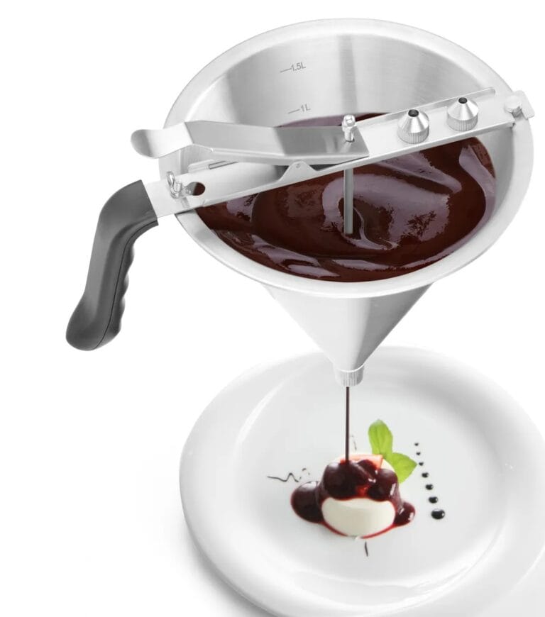 Trakt med stativ og dryppskål 551806 Saus dispenser restaurant