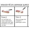 Japansk slipestein Naniwa Knivsliper kommersielt kjøkken