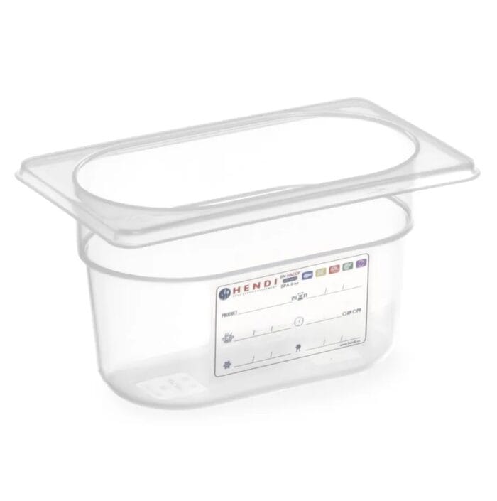 HACCP kantiner GN 1/9 176 x 108 mm