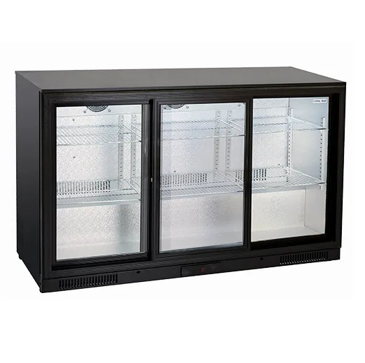 Bar kjøleskap H.86 cm 3 glassdører BBC386S