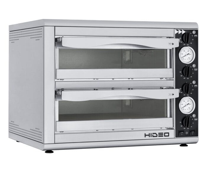 Pizzaovn HIDEO 2 2xØ35 59,5×50 cm – Elektrisk pizzaovn