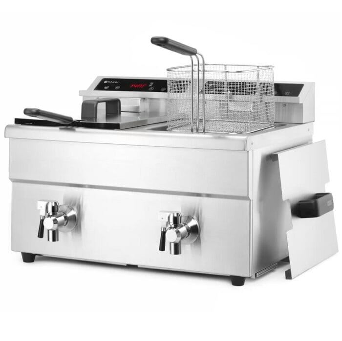 Induksjonsfrityrkoker 8+8 liter / 2x 3,5 kW 215029 – Frityrkoker 1FAS - 230V