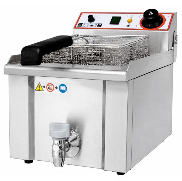 Frityrkoker med tappekran 7 liter Beckers FBR7 Frityrkoker med tappekran 7 liter Beckers FBR7 – Frityrkoker 1FAS - 230V