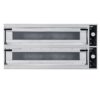 Privat: Pizzaovn BASIC XL66LG 6+6xØ35 / 2+2xØ50 cm 136×95,4 cm Pizzaovner restaurant