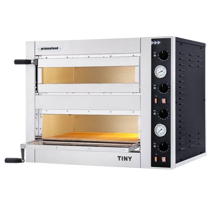 Pizzaovn TINY 2xØ40 cm 96,5 x 62,5 cm – Elektrisk pizzaovn