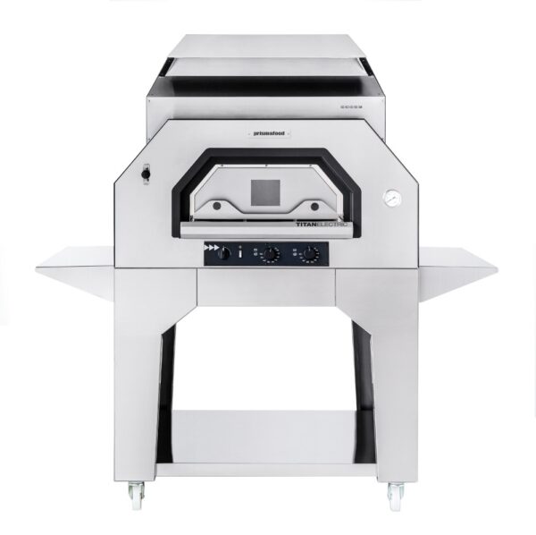 Pizzaovn TITAN 4xØ35 cm 110 x 112 cm – Elektrisk pizzaovn