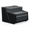 Kjøledisk SAMOS Dybde 123 Høyde 123 cm Ost & Oliven / Kjøtt / Fisk Ferskvaredisk / Eksponeringsdisk storkjøkken