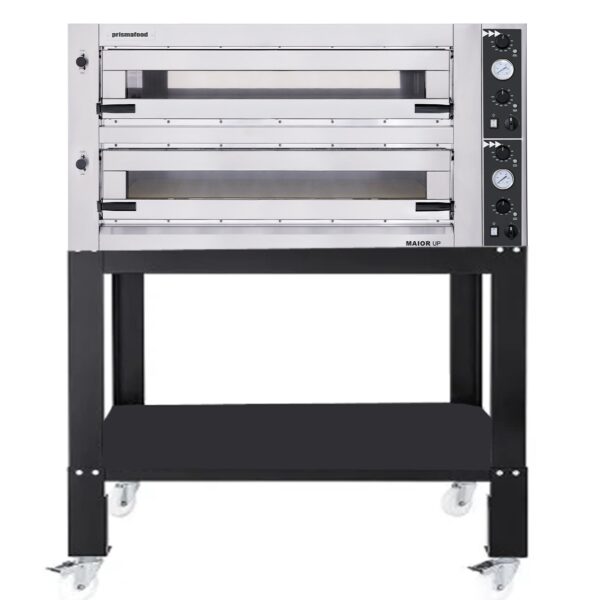 Pizzaovn MAIOR 6+6xØ35 cm Oppoverhengslede dører – Elektrisk pizzaovn