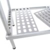 Hyllereol i 4 plan Aluminium og plast H 1600 mm, D 300 mm Hyllesystem til kjøle- og fryserom storkjøkken
