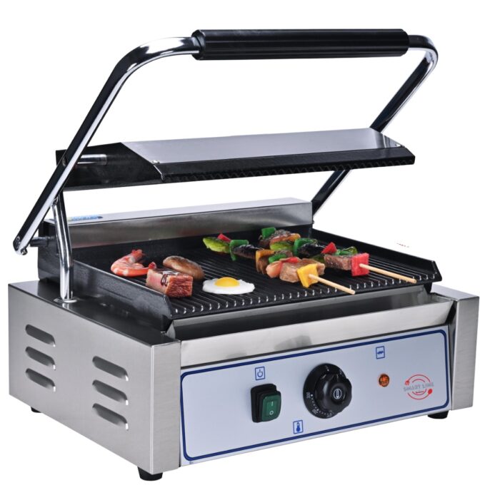 Pressgrill Riflet stekeflate 34,8×23,5 cm. Beckers WRM1