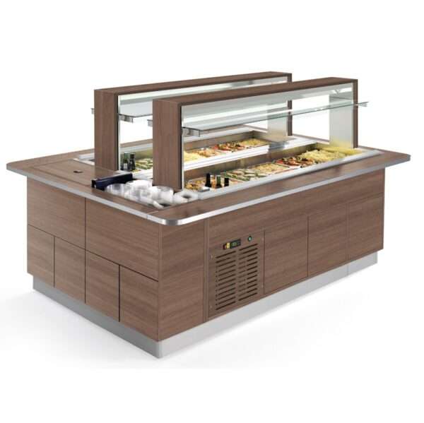 kjøle og varme buffet Elegant servering Smart teknologi Kjølebuffet / Varmbuffet restaurant