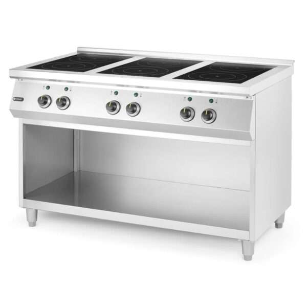 Induksjonsbord 6 kokesoner / 400 Volt Hendi 120×72 cm Induksjonskoketopp restaurant