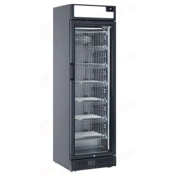 Fryseskap med glassdør 300 l CNG390CB – Cool Head