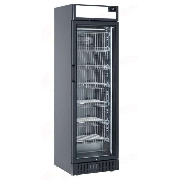 Fryseskap med glassdør 300 l CNG390CB – Cool Head